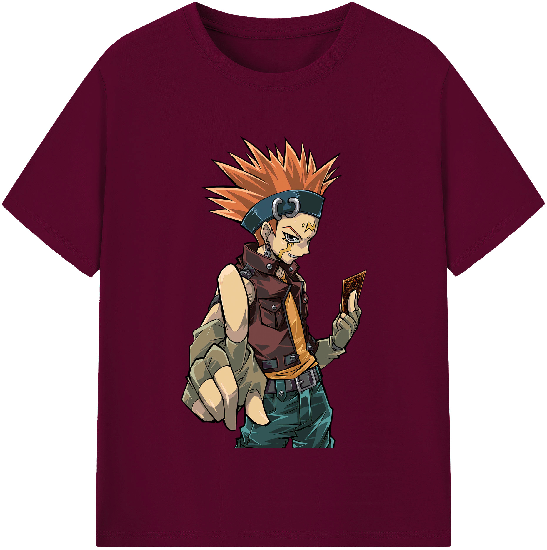 （画像用） 遊☆戯☆王 Yu-Gi-Oh! レディースカジュアルプリントTシャツ（綿100％）